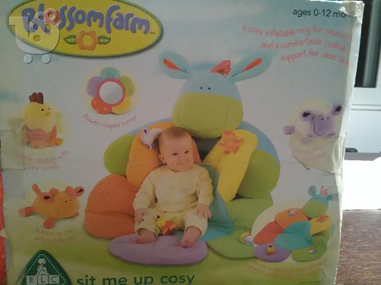 PoulaTo: Χαλάκι-καθισματάκι-στήριξη πλάτης ELC Blossom Farm SitMeUpCosy